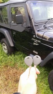 Jeep Wrangler 2000 KEy